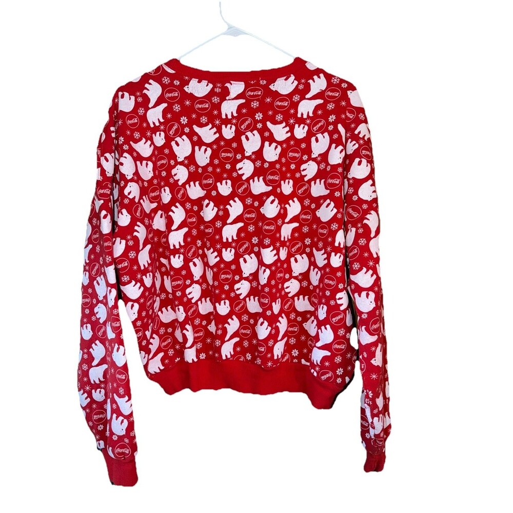 WILDFOX Coca-Cola Winter Coke FIFI Crewneck Sweatshirt~Size L - Picture 6 of 6
